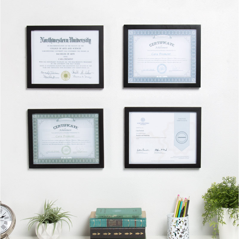 Uniek Gallery Wood Document Frame & Reviews Wayfair